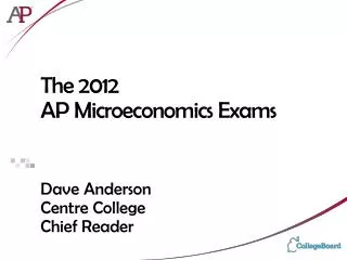 The 2012 AP Microeconomics Exams