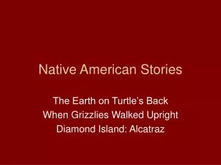 Native American Stories