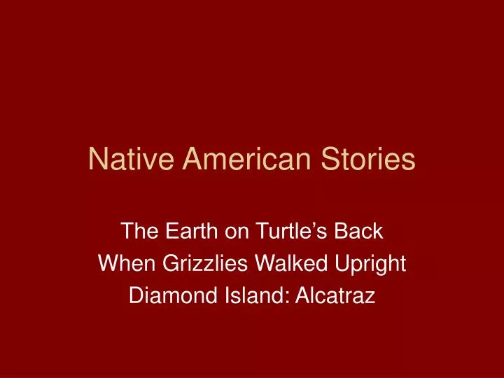 native american stories