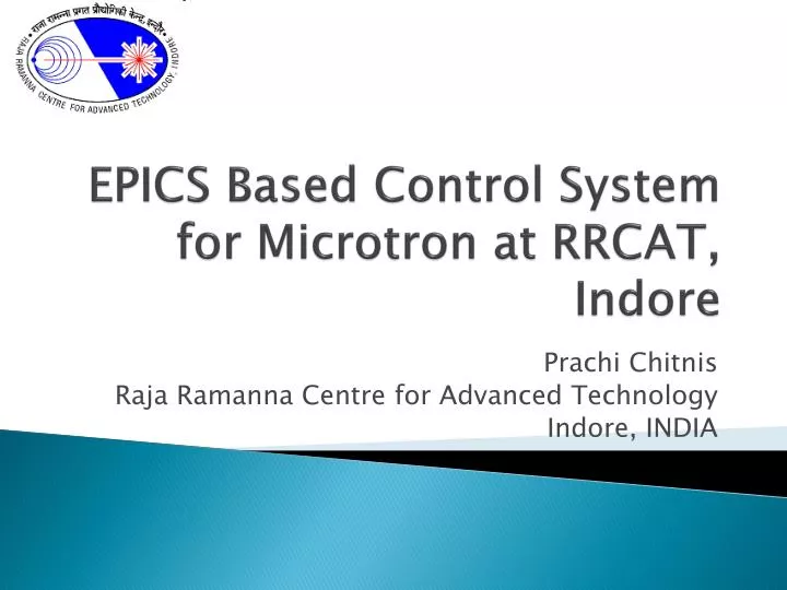 epics based control system for microtron at rrcat indore