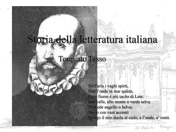 storia della letteratura italiana