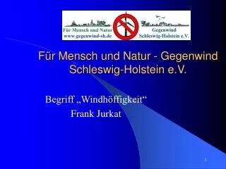 Für Mensch und Natur - Gegenwind Schleswig-Holstein e.V.
