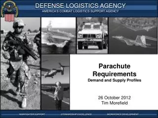 Parachute Requirements Demand and Supply Profiles