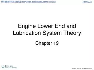 Engine Lower End and Lubrication System Theory