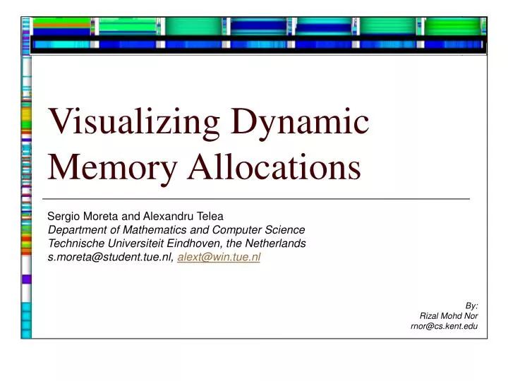 visualizing dynamic memory allocations