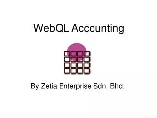 WebQL Accounting