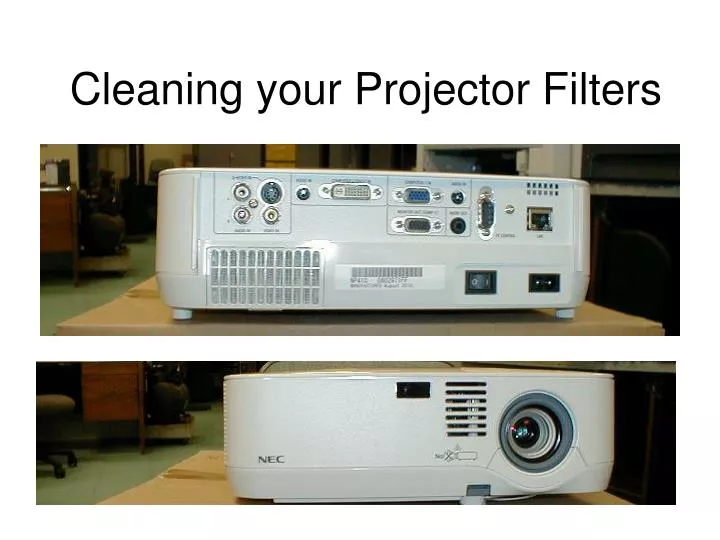cleaning your projector filters