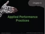 Applied Performance Practices - slide 1