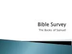 Bible Survey - slide 1