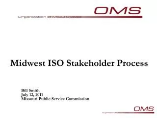Midwest ISO Stakeholder Process