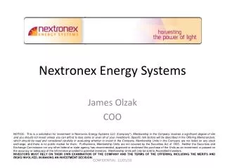 Nextronex Energy Systems