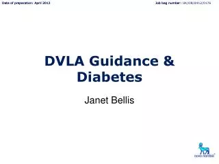 DVLA Guidance &amp; Diabetes