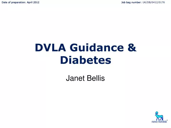 dvla guidance diabetes