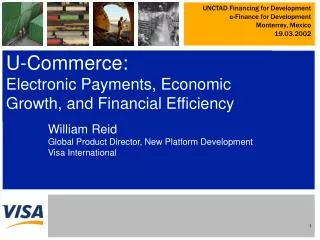 U-Commerce: Electronic Payments, Economic Growth, and Financial Efficiency