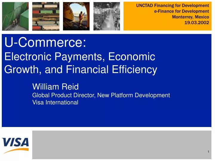 u commerce electronic payments economic growth and financial efficiency