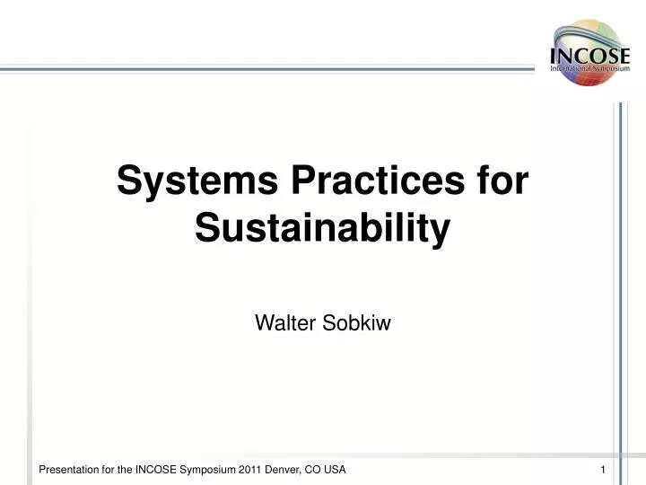systems practices for sustainability