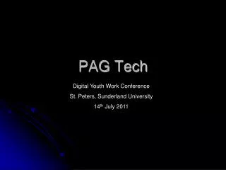 PAG Tech