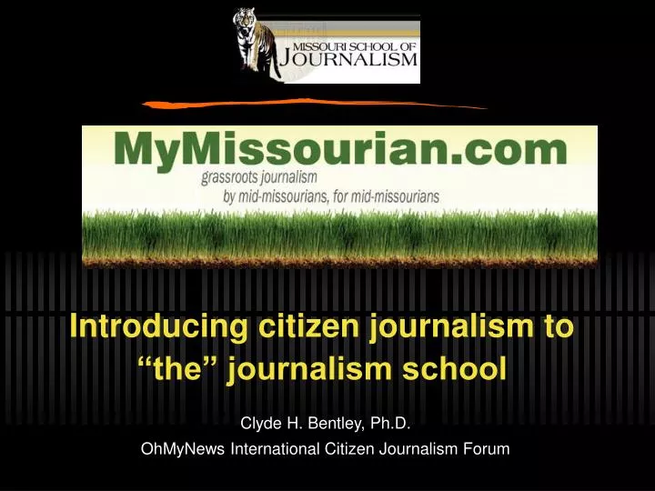 introducing citizen journalism to the journalism school