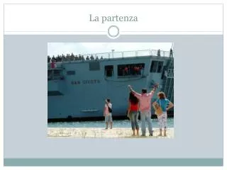la partenza