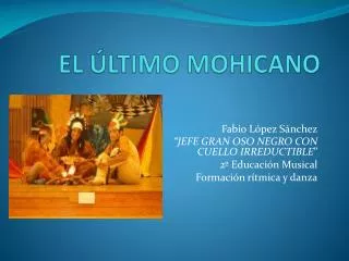 el ltimo mohicano