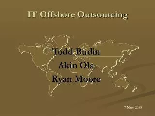IT Offshore Outsourcing