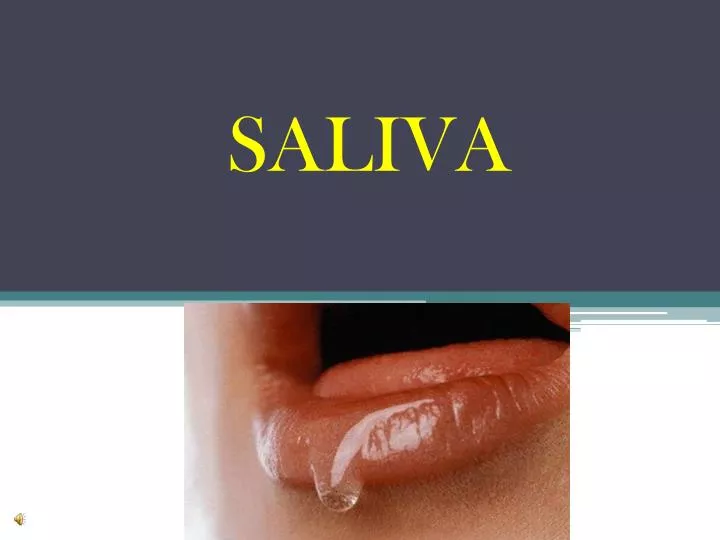 saliva