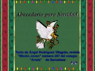 Abecedario para Navidad