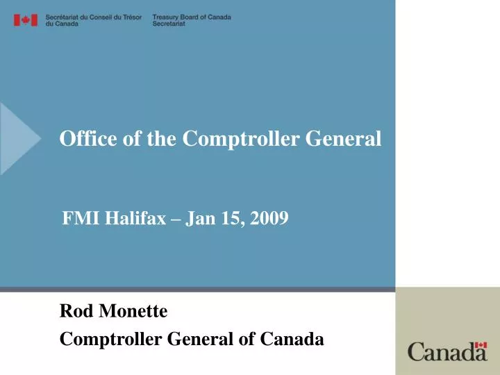 office of the comptroller general