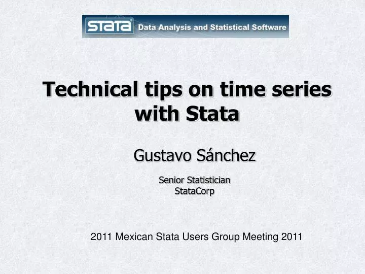 technical tips on time series with stata