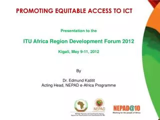PROMOTING EQUITABLE ACCESS TO ICT