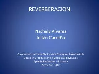 reverberacion