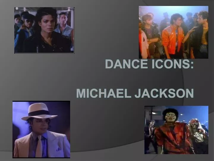dance icons michael jackson