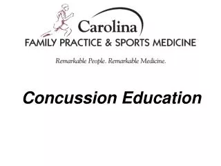Concussion Education