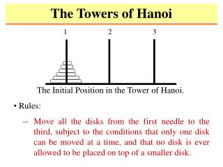 The Towers of Hanoi