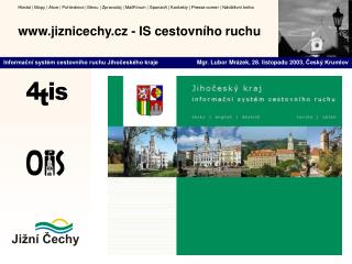 www.jiznicechy.cz - IS cestovního ruchu