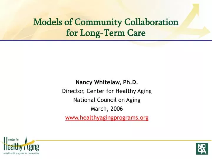 models of community collaboration for long term care