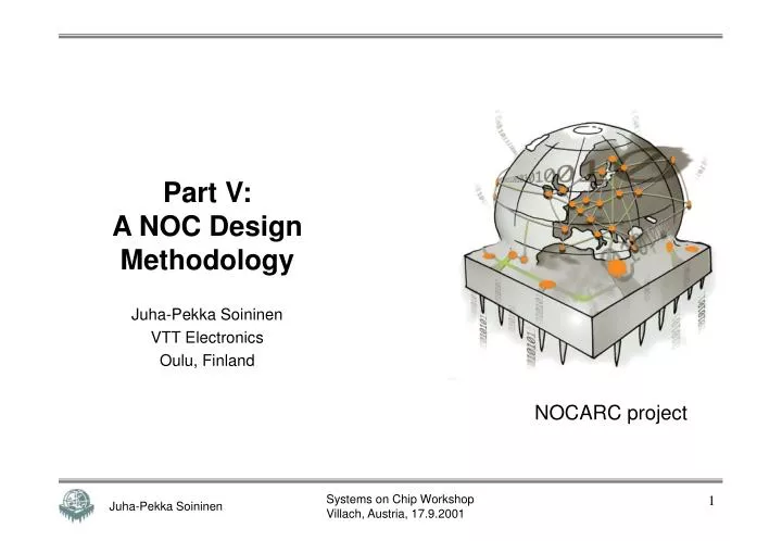 part v a noc design methodology