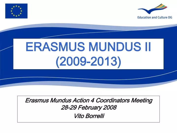 erasmus mundus ii 2009 2013