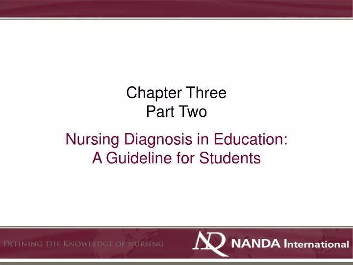 nursing diagnosis in education a guideline for students
