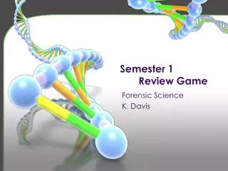 Semester 1 Review Game