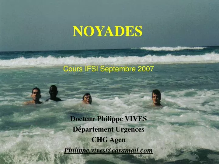 noyades