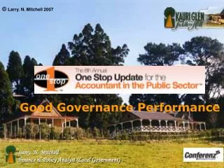 Good Governance Performance