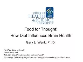 Food for Thought: How Diet Influences Brain Health