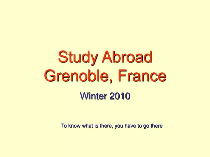 study abroad grenoble france