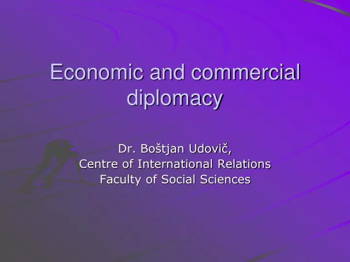 economic and commercial diplomacy