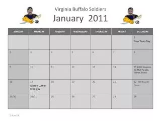 Virginia Buffalo Soldiers January 2011