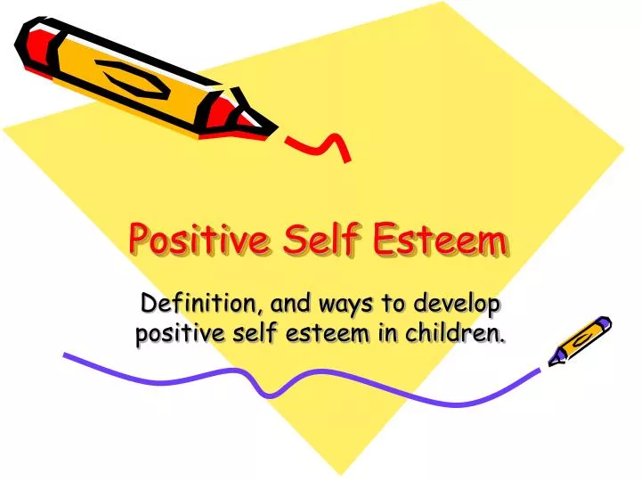 positive self esteem