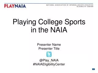 Playing College Sports in the NAIA