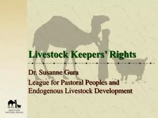 Livestock Keepers’ Rights