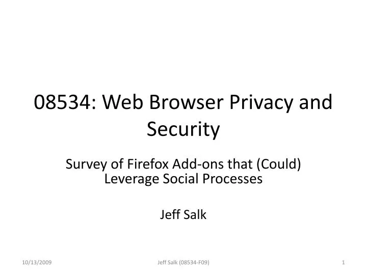 08534 web browser privacy and security